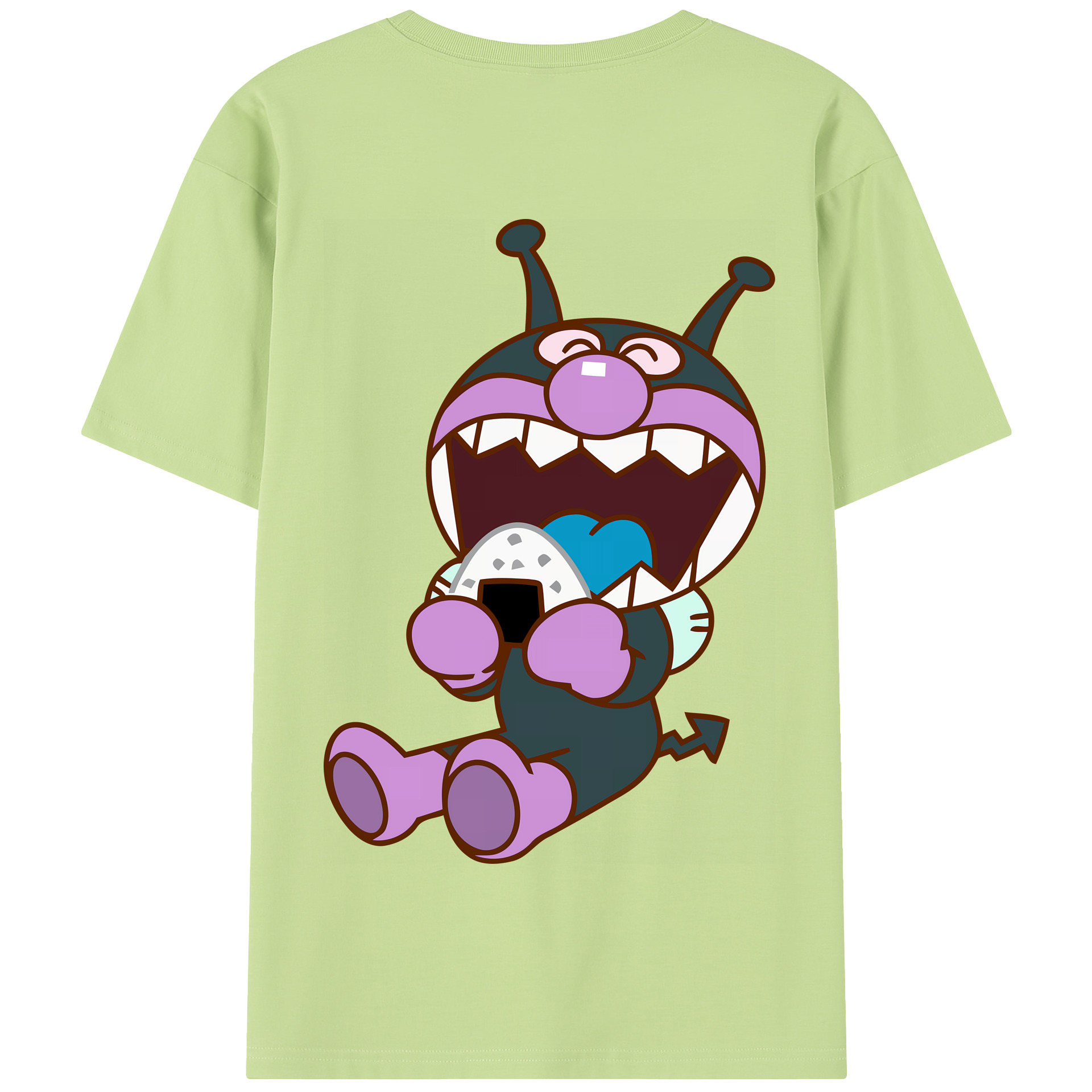 （画像用） アンパンマン Anpanman 綿100％半袖Tシャツ（背面プリント）